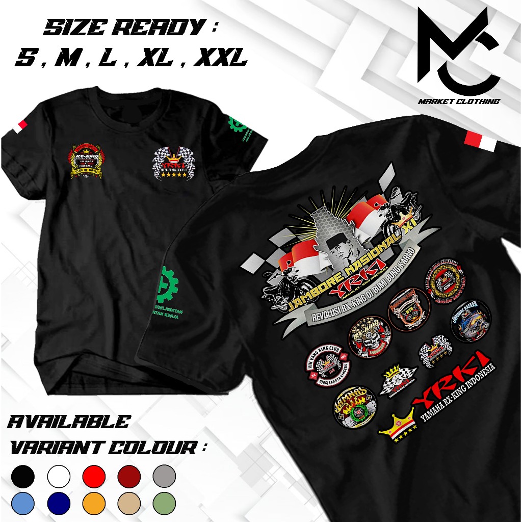 MC T-SHIRT - Kaos Jamnas - Baju Jamnas Yrki XI Nasional Revolusi Rx king Di Bumi Bung Karno - Trend 
