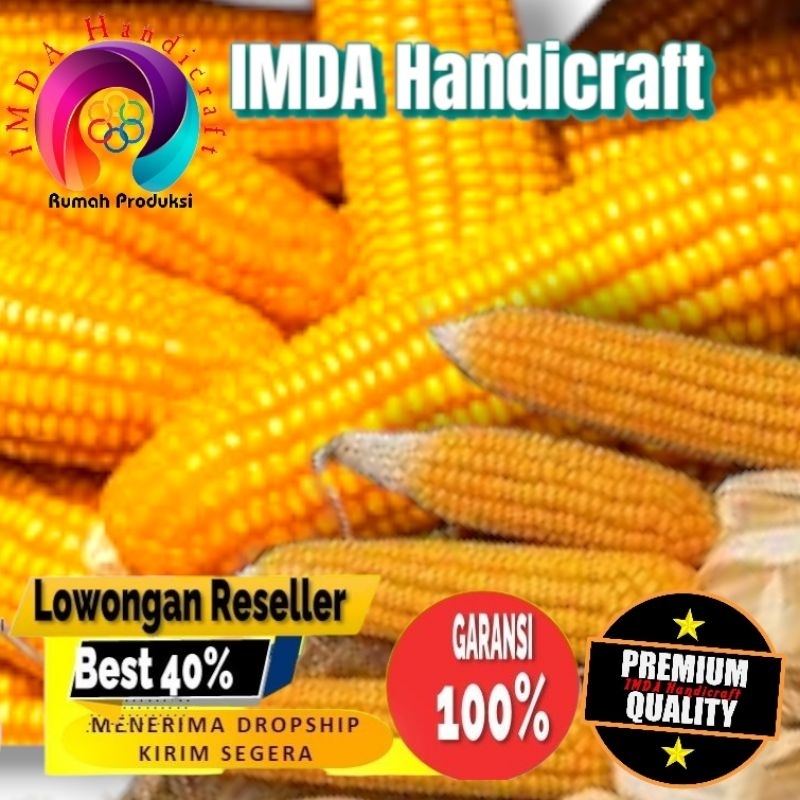 

IMDA HANDICRAFT Paket 15 kg JAGUNG PIPIL HIBRIDA Kwalitas Bersih Untuk Konsumsi Pakan Ternak Bibit Serta Keperluan lainnya