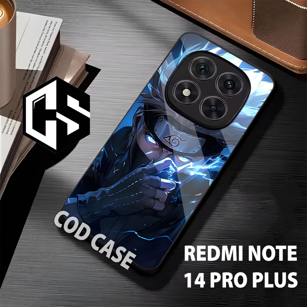 case Hp REDMI NOTE 14 PRO PLUS/motif anime/casing redmi note 14 pro plus 5g/casing/softcase/glitter/