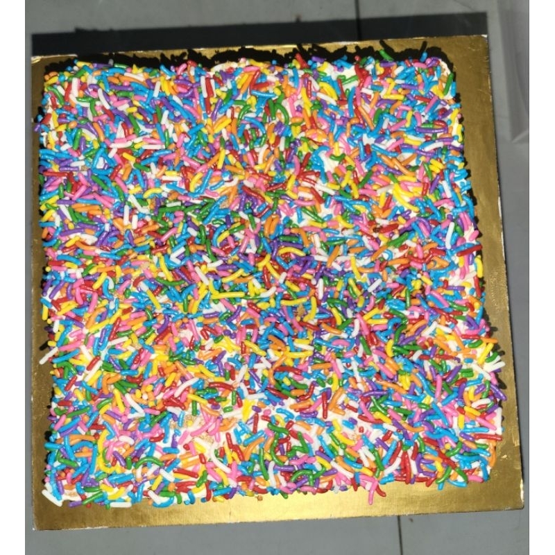 

Bolu coklat meses rainbow