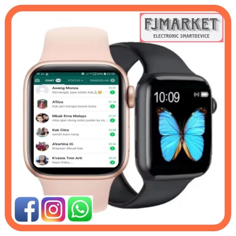 JAM HP 4G SMARTWATCH BISA WHATSAPP Y68 T55 T500 JAM HP ANDROID NOTIFIKASI WA SMS TLFN MUSIK BLUETOOT