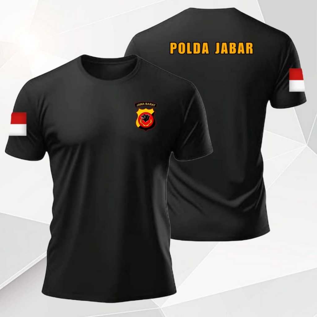 Kaos Polda Jabar - Desain Eksklusif untuk Personel Polda Jabar