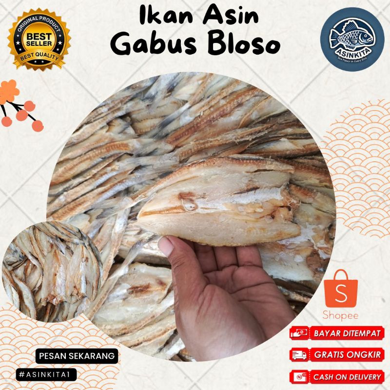 

ikan asin gabus bloso / gabus laut murah 1 kg