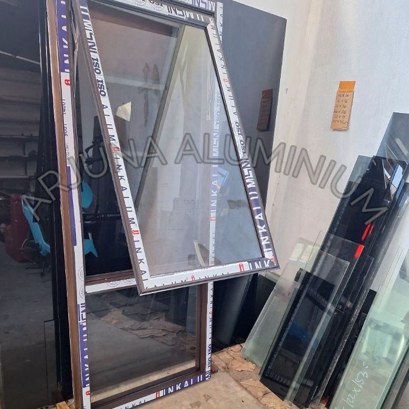 Jendela Aluminium Kaca Mati