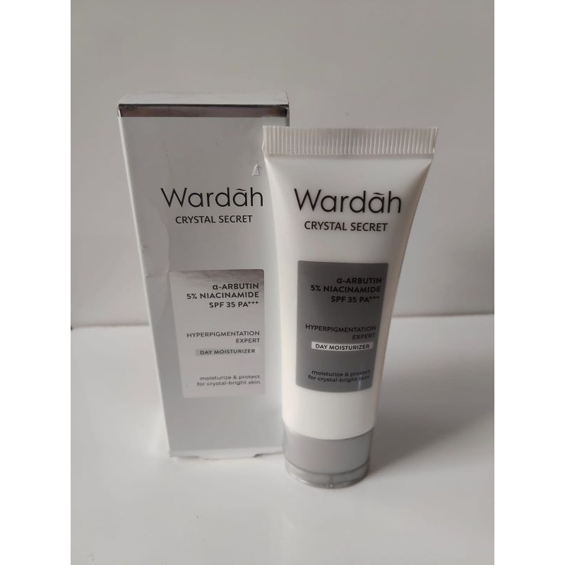 Wardah crystal Secret day moisturizer / krim siang pencerah