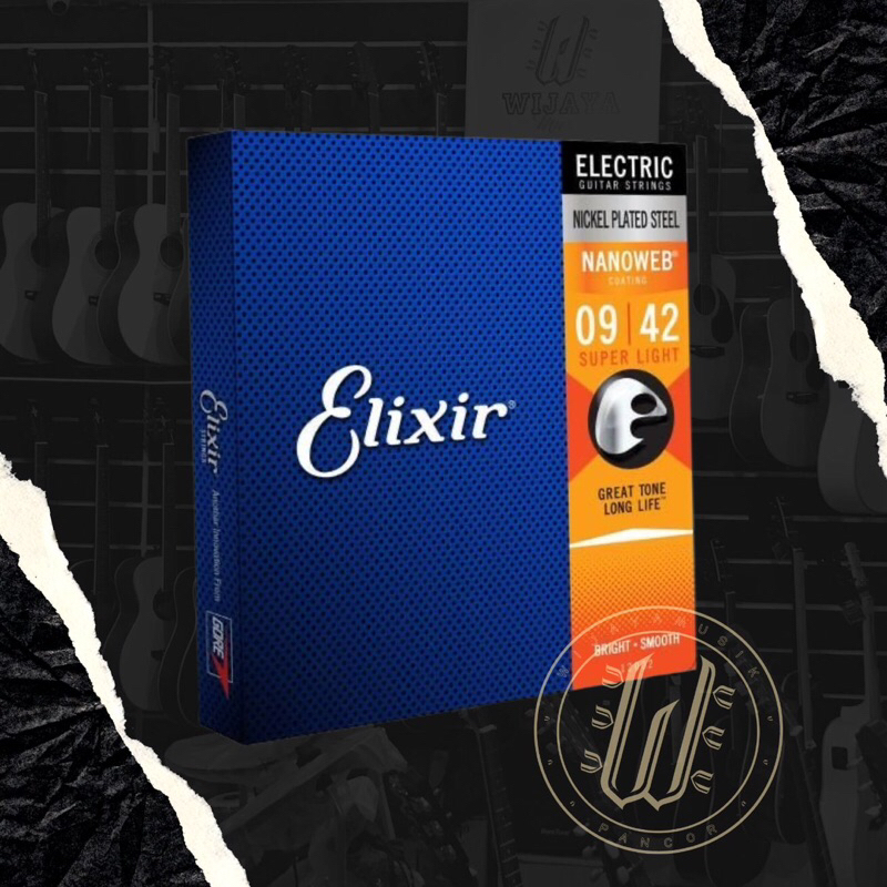 Senar Gitar Elektrik Elixir Nanoweb Original