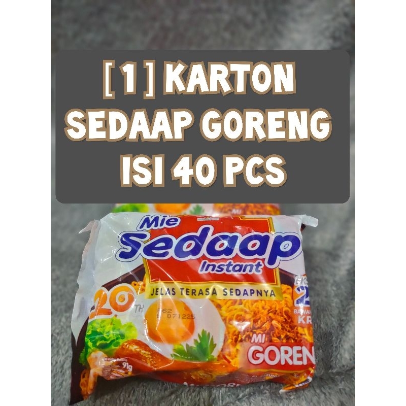 

SEDAAP GORENG [ 1 Karton 40 PCS ].