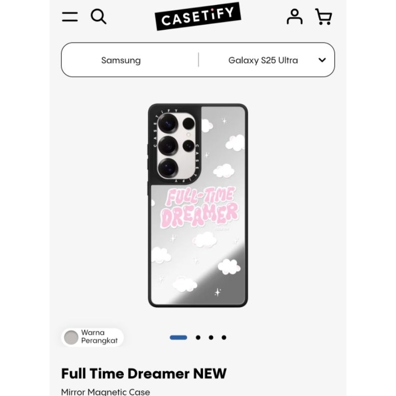 Casetify Full Time Dreamer - Mirror Magnetic Case