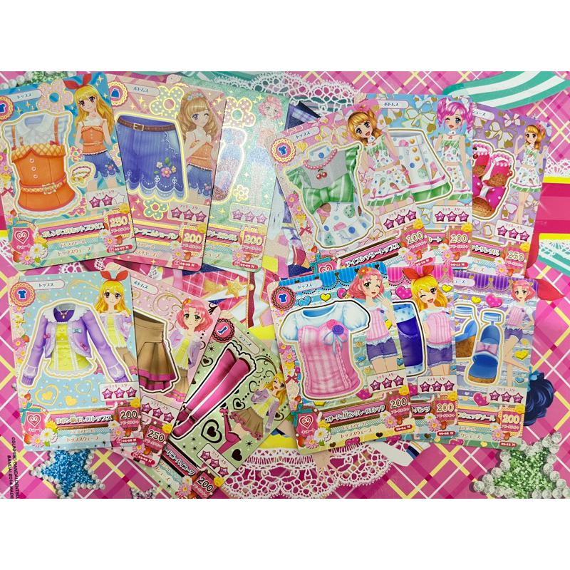 Kartu Aikatsu Jepang Cute Ichigo Hoshimiya Akari Ozora Madoka Amahane Normal No Brand Set Original L