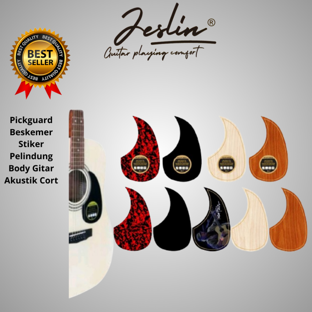 Pickguard Beskemer Stiker Pelindung Body Gitar Akustik Cort