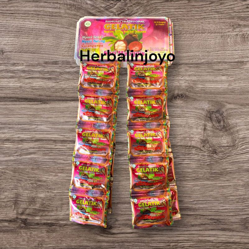 Gelatik Kapsul Sari Manggis Renceng