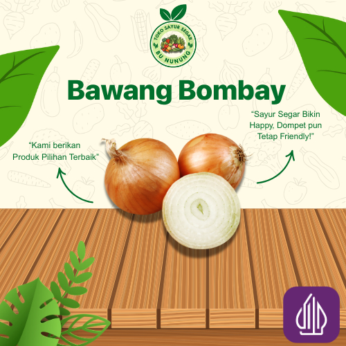 

Bawang Bombay Cina Instan/Sameday