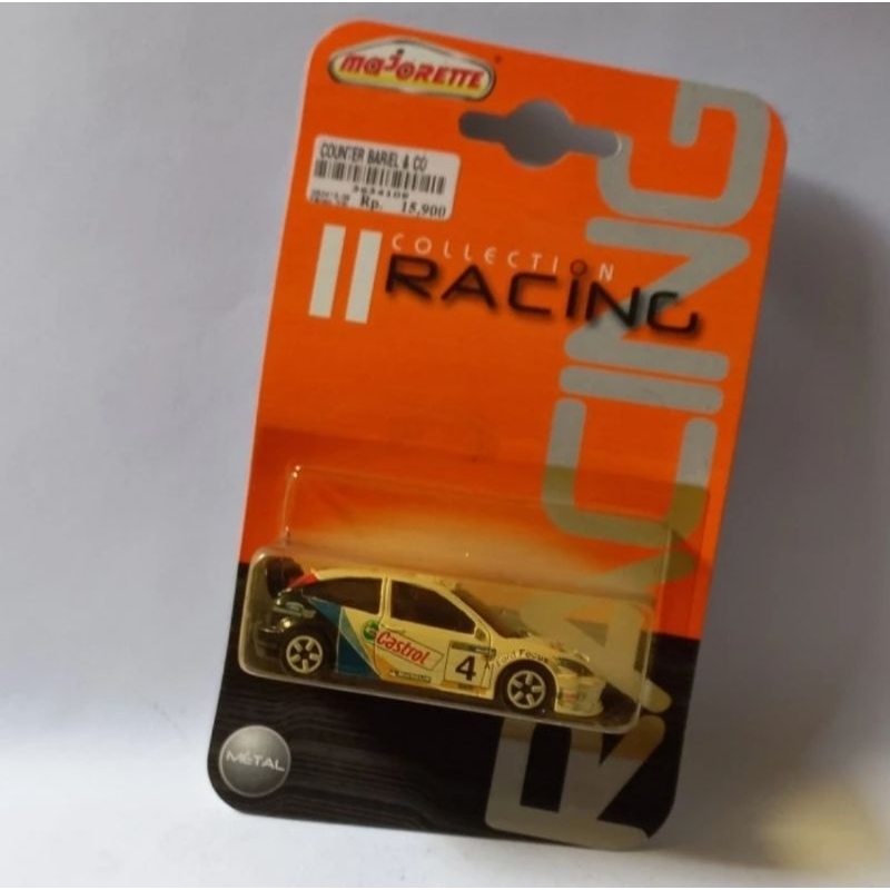 majorette ford focus wrc no.4 castrol diecast (t)