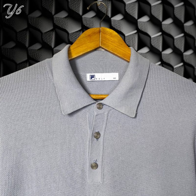 FILA Kaos kerah knit pria