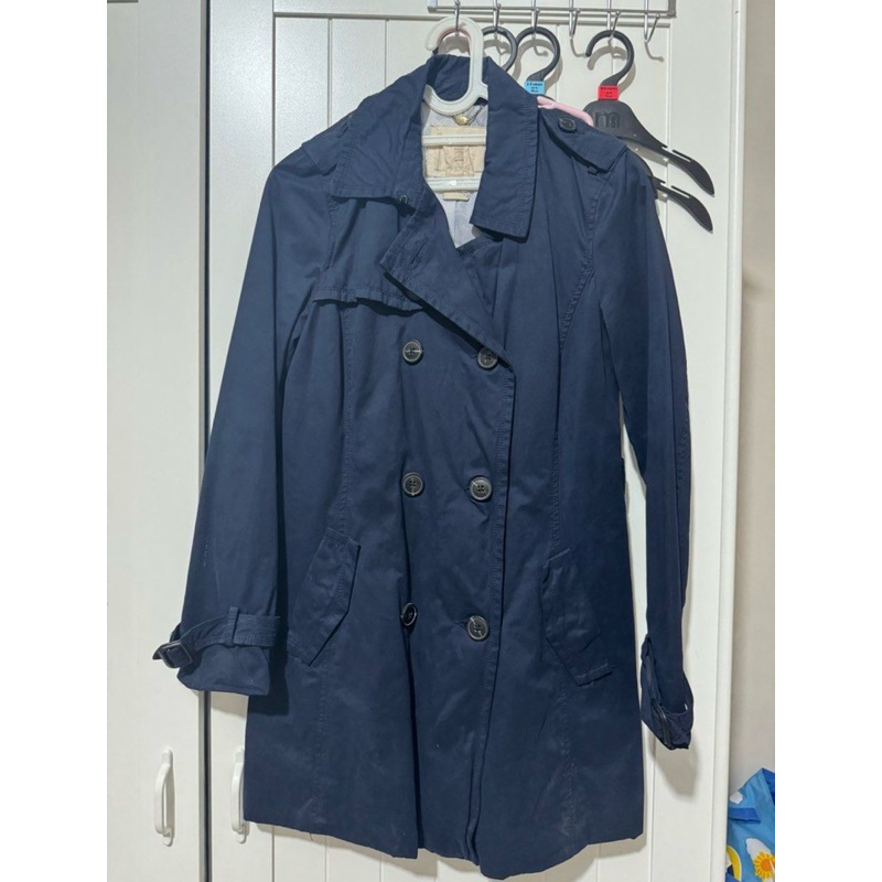 Trench Coat Stradivarius Navy (preloved)