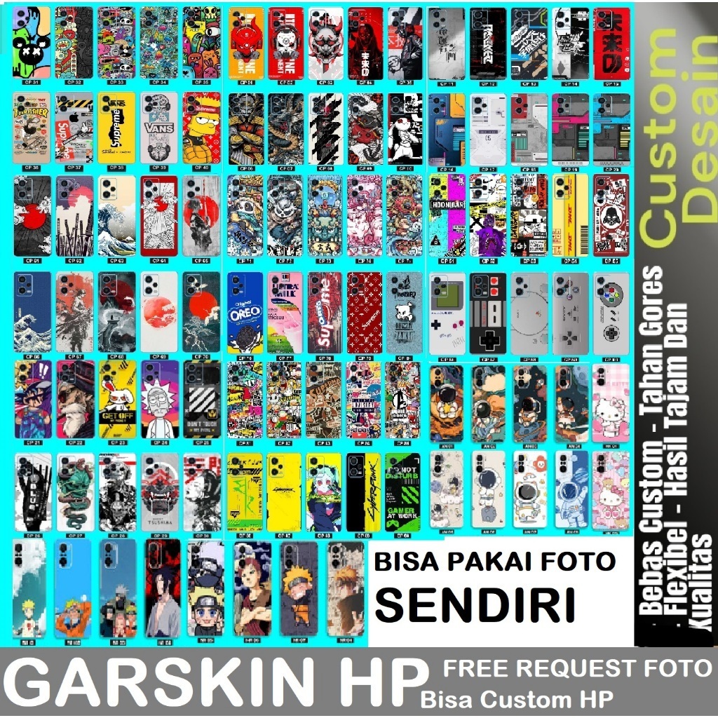 Hans - Skin CUSTOM Bisa Pakai Foto [ SENDIRI ] Infinix Note 50/ 50Pro /plus Garskin HP Photo Gambar 