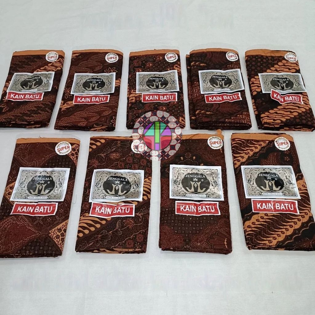 Kain Jarik Jenggala promo murah warna coklat/Putih Super Halus