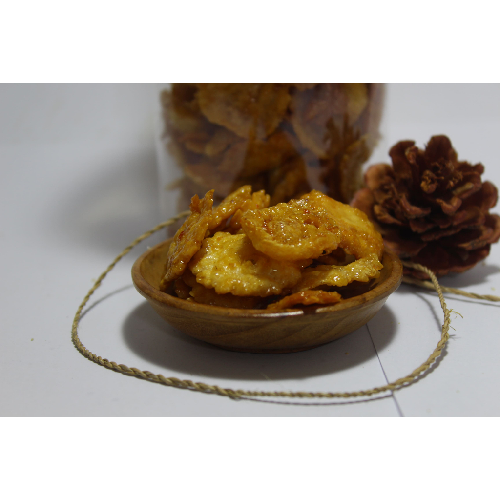 

Emping Melinjo Keropos Pedas Manis