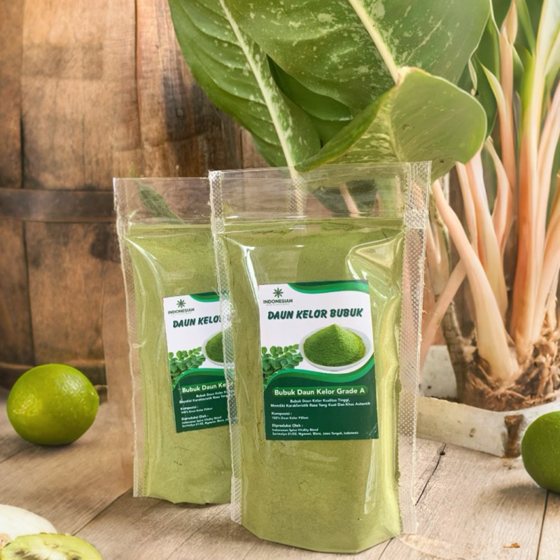 

ISVB - 100 gram Bubuk Serbuk Daun Kelor Moringa murni masker minuman