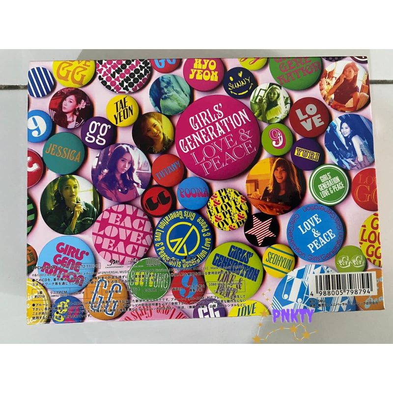 ALBUM LOVE AND PEACE JAPAN SNSD GIRLS GENERATION