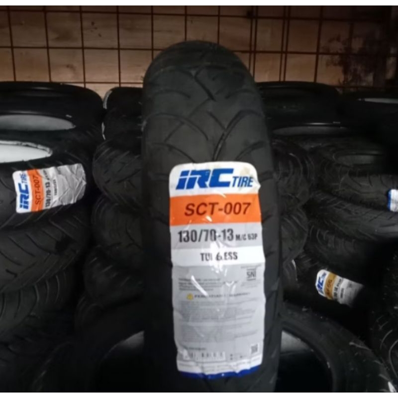 BAN BELAKANG TUBLES IRC SCT-007 UKURAN 130/70-13 / BAN BELAKANG NMAX / PCX 160 / ADV 150 IRC ORIGINA