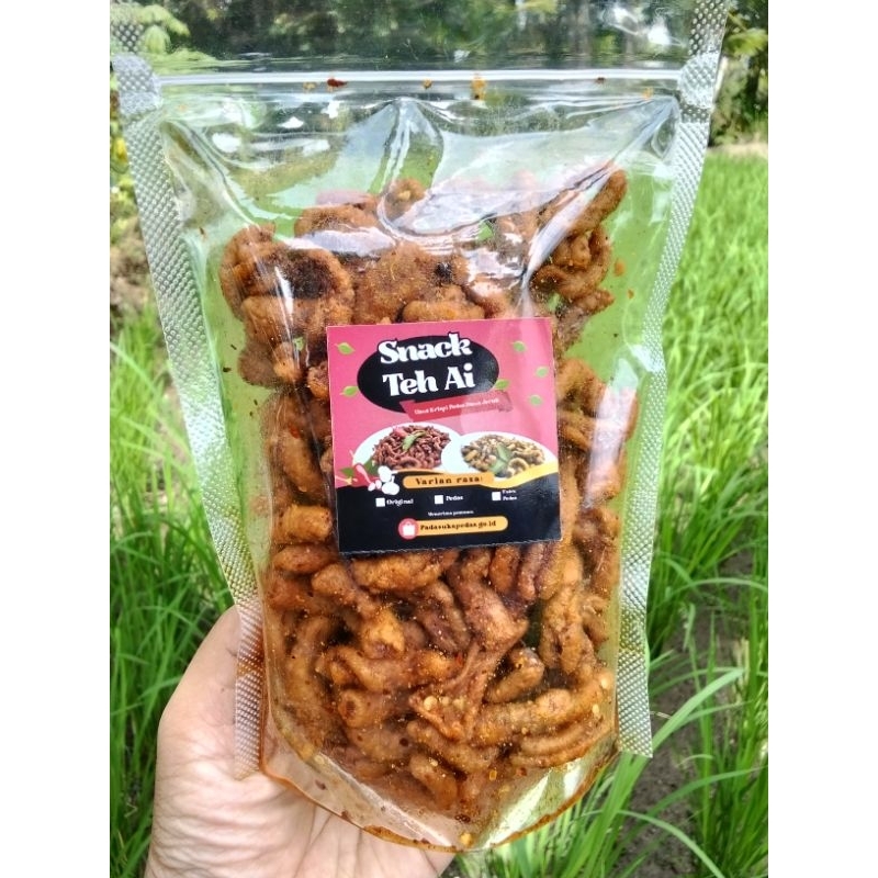 

Usus Crispy Pedas Daun Jeruk 500gr