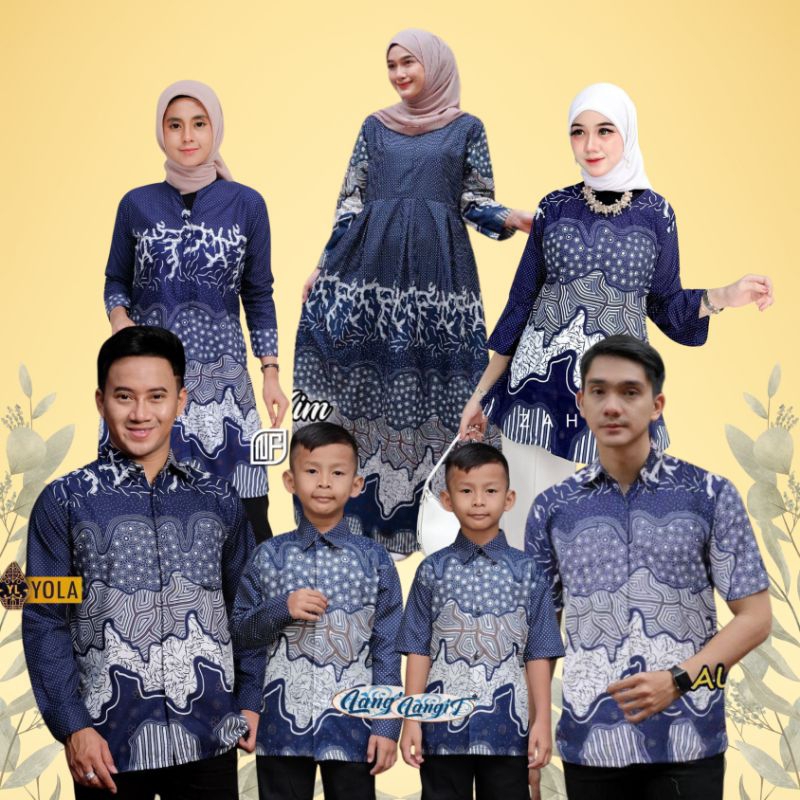 Outfit Batik Kekinian - Couple Batik Keluarga - Seragam Kondangan Terbaru