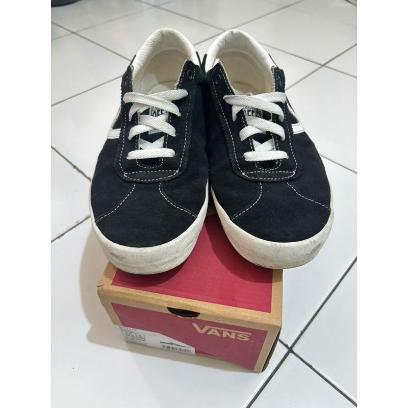 VANS Sport Low Black/White - Resmi PT NAVYA US 9/ EU 42