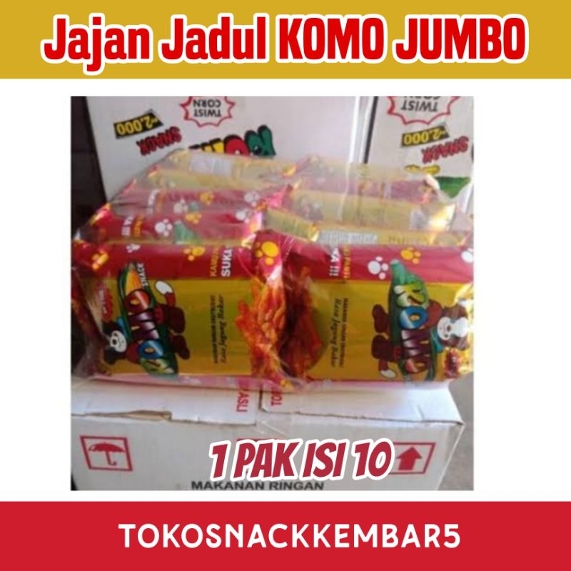 Jajan Jadul Komo Jumbo Miko Nangka Jumbo