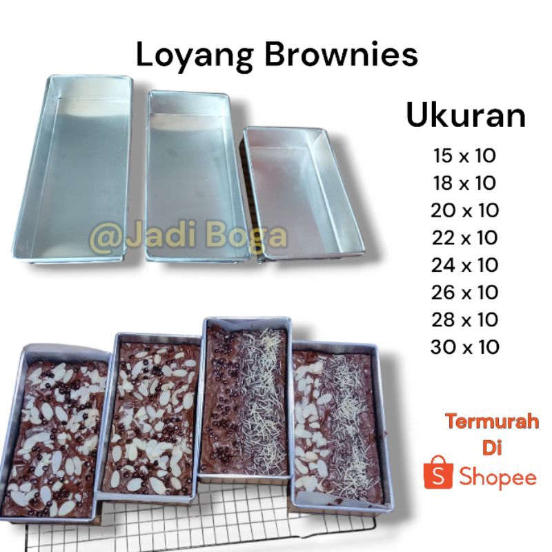 Loyang Brownis | Loyang Bolu | Loyang Brownis persegi | Loyang Kue bolu | Loyang Persegi Panjang | L