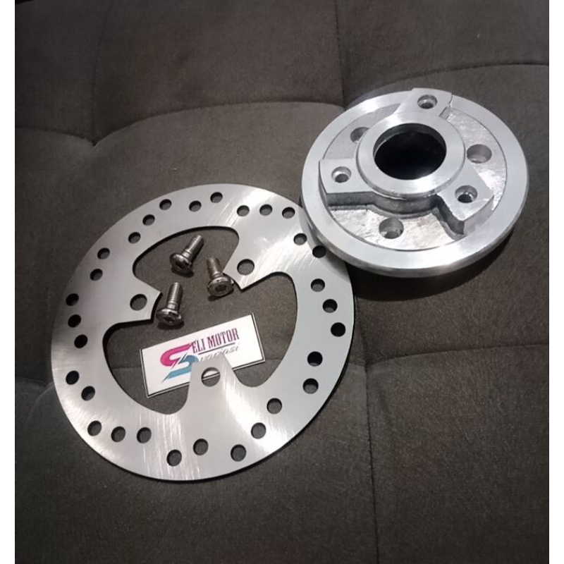 Plendes Adaptor Cakram Belakang Satria Fu Tromol Kecil Universal PNP Fiz Supra Grand