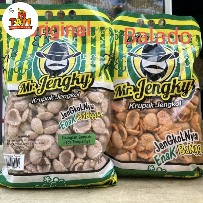 

Krupuk Jengkol Mr. Jengky 250 Gram / Kerupuk Cemilan Ringan - Tam Snack