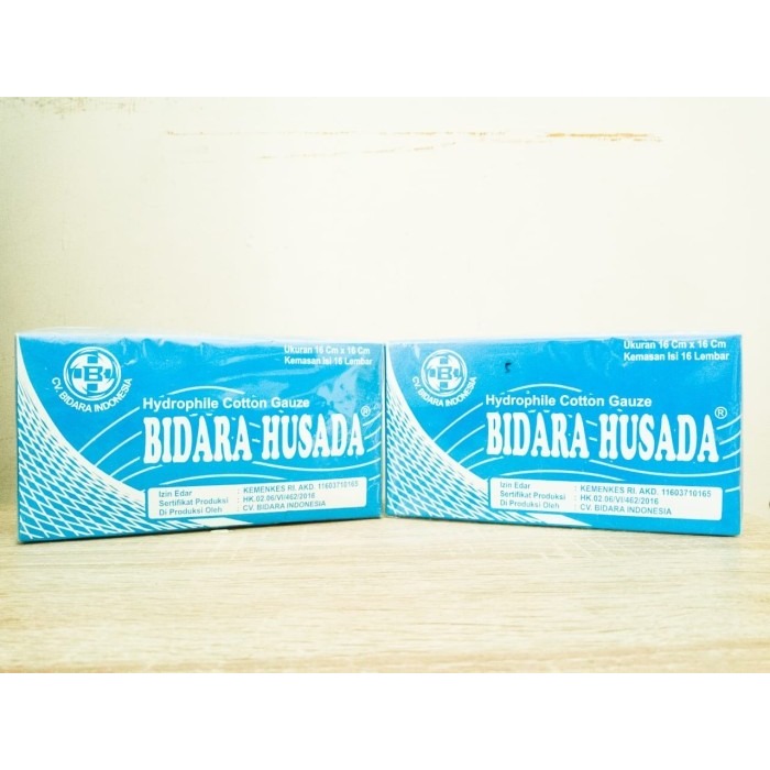 KAIN KASA - KASA STERIL BIDARA HUSADA  KASA STERIL WARNA BIRU