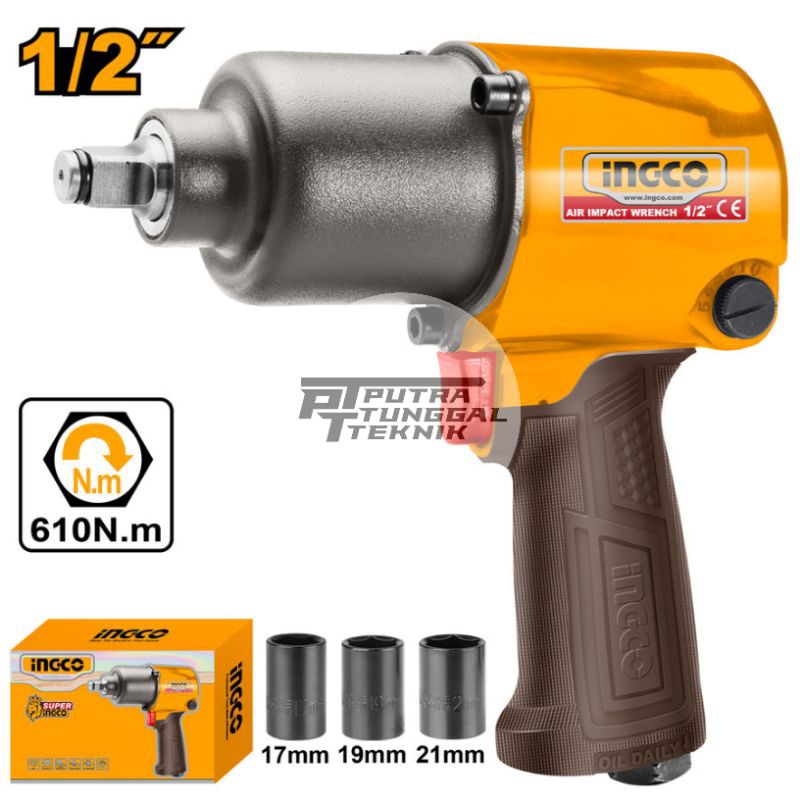 Impact angin 1/2" 610NM INGCO AIW12562 IMPACT ANGIN KOMPRESOR