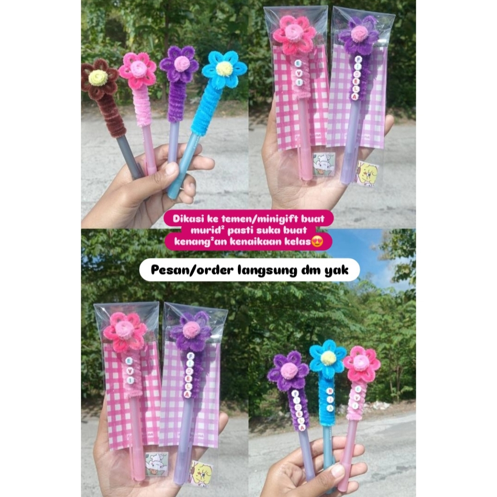 

[MINI GIFT] PULPEN DAISY / PULPEN KAWAT BULU / PULPEN PIPE CLEANER/ PULPEN AESTHETIC/ BOLPOINT