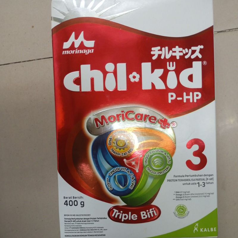 

chilkid p-hp 1-3 tahun 400g + dapat bonus 64gram