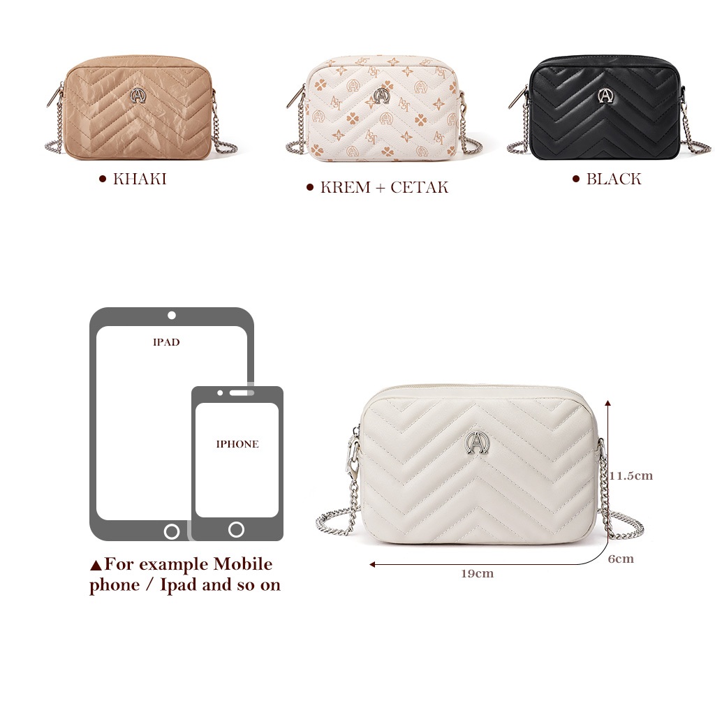 New Aastt Tas Wanita 2025 Tas Selempang Wanita Korea Tas Kekinian Wanita Tas Wanita Selempang Women