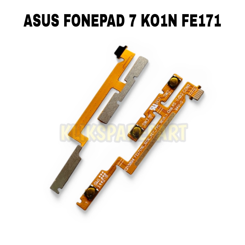 Flexible On Off Asus Fonepad 7 FE171CG K01N ME171 Tombol Volume Fleksibel Power