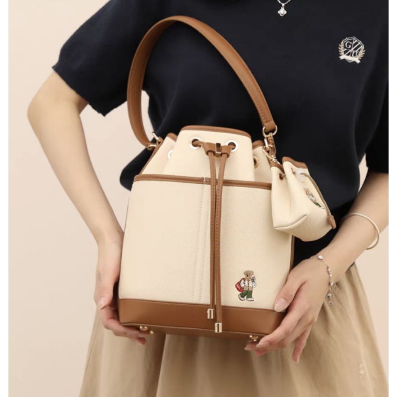 TTWN BEAR GUOO BEAR Tas Serut Tas Bahu Tas Selempang Sling Bag Shoulder Bag Wanita TTWNBEAR ORIGINAL