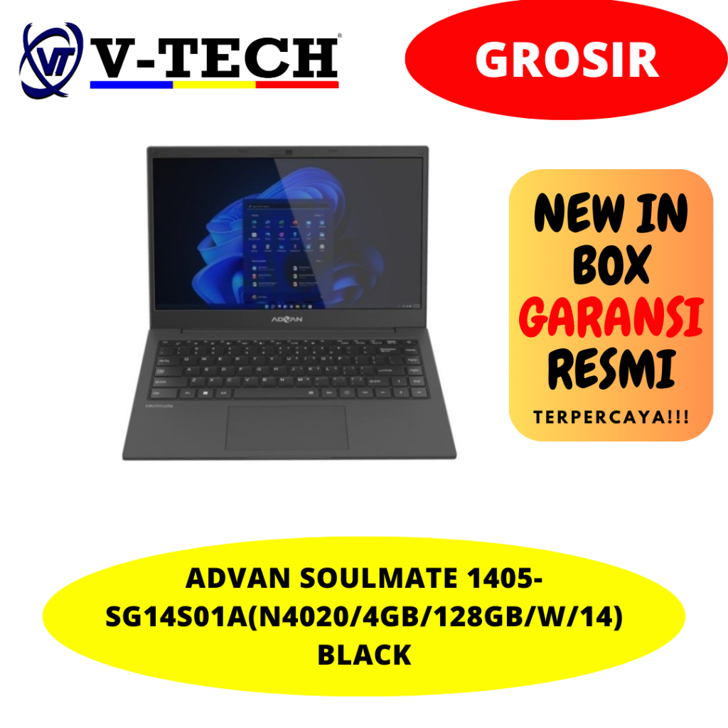 ADVAN SOULMATE 1405-SG14S01A(N4020/4GB/128GB/W/14)BLACK/BLUE