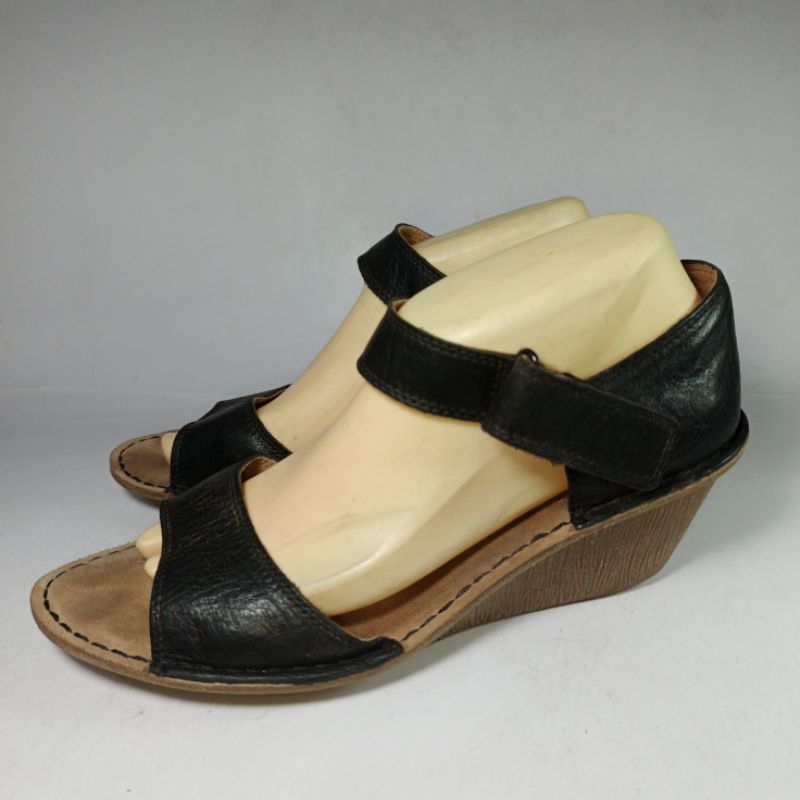 Clarks original leather wedges 40,5 size woman shoes