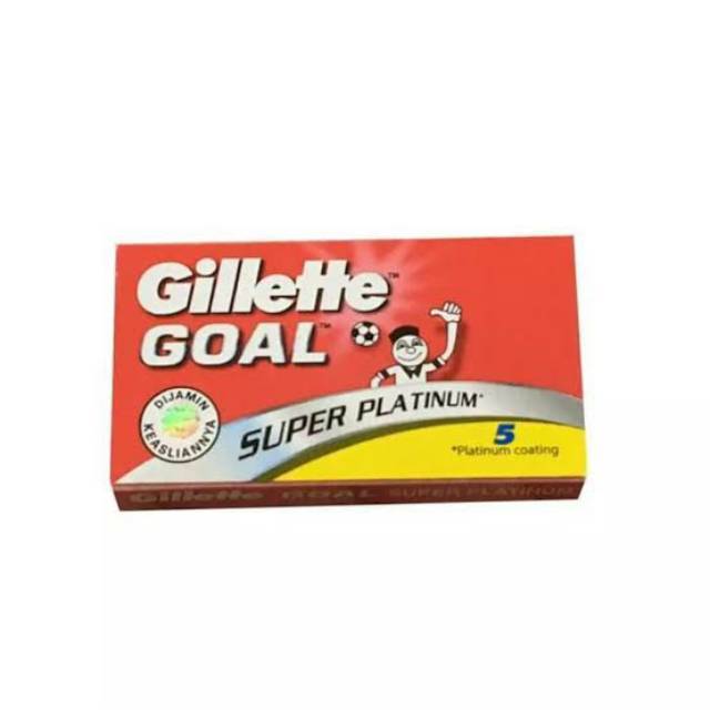Gillette Goal Super Platinum 5 Platinum Coating