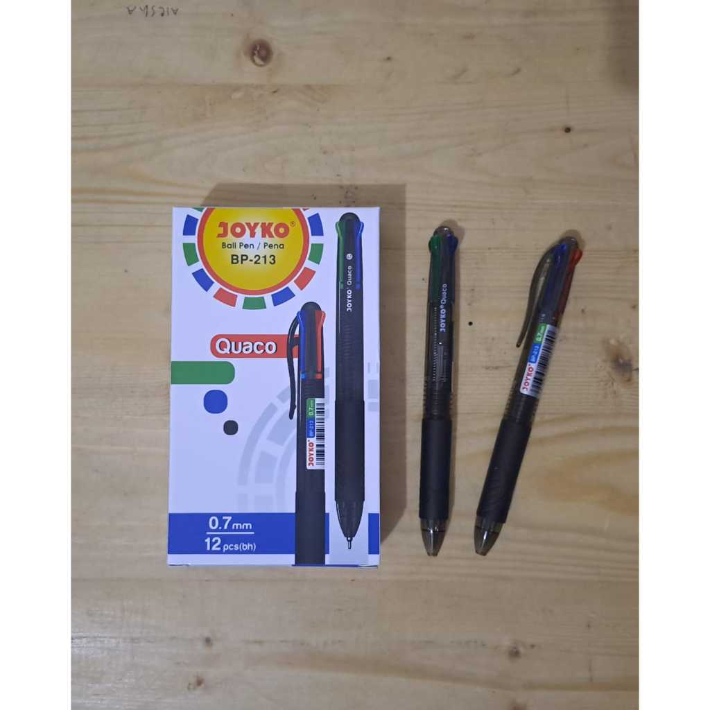 

Joyko Ball pen BP-213 (QUACO,4 warna) (1 box)