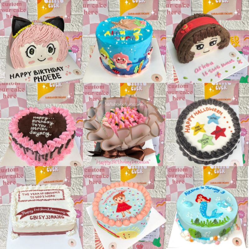 

(CUSTOM) KOREANCAKE 3 LAYER, BACA DESKRIPSI SEBELUM MEMBELI!