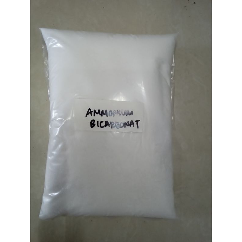 

Amoniak Pengembang Makanan / Ammonium Bicarbonat Kue / Ambik 1 Kg Food Grade