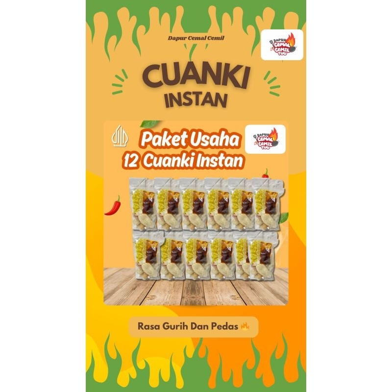 

Paket 12 Bungkus Cuanki Instan