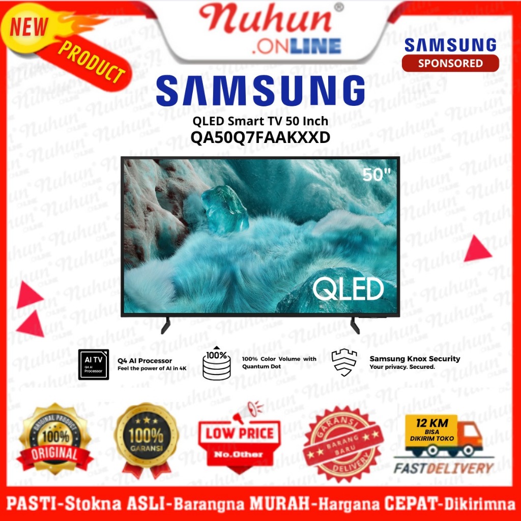Samsung Smart TV 50 Inch QLED QA50Q7FAAKXXD