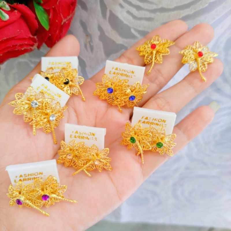 Sumpel capung gold platid