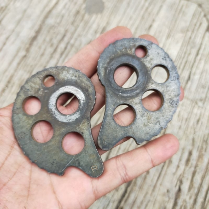 Sepasang Stelan Rantai Rante Swing Arm Yamaha Vixion Old Original Bekas Copotan Motor Second 2nd