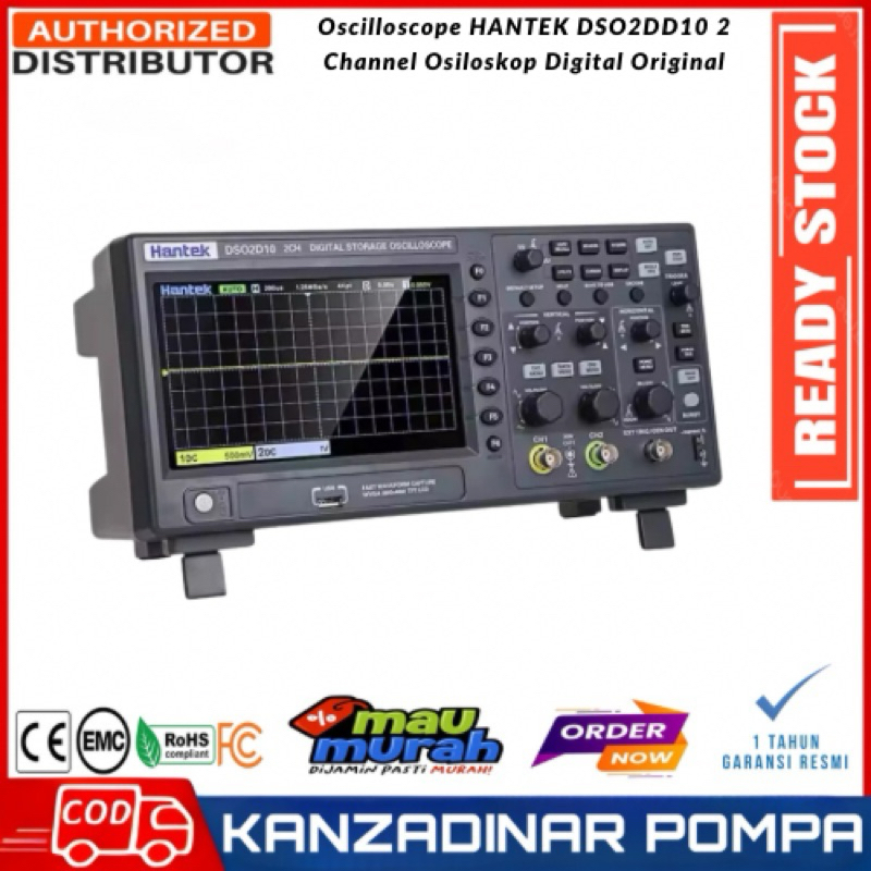 HANTEK DSO2D10 Digital Oscilloscope Osiloskop HANTEK DSO-2D1 ORIGINAL